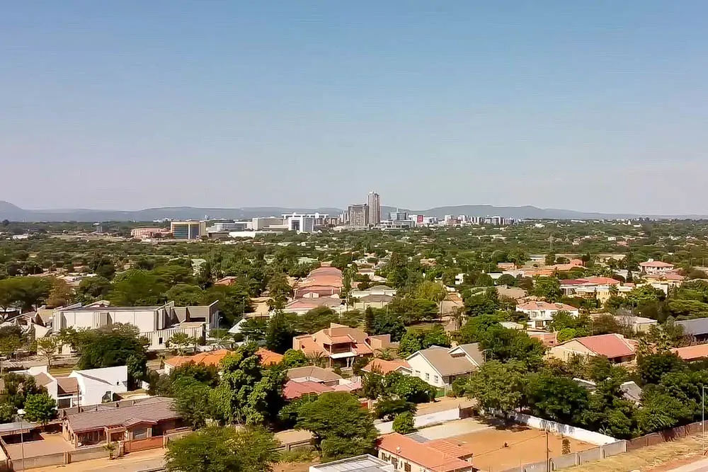 Gabarone Aerial photo